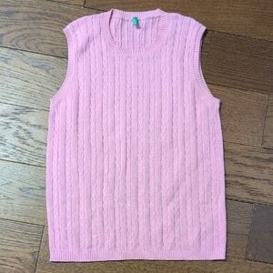 United Colors Of Benetton - Vintage Cable Knit Tennis Sweater